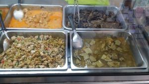 bain marie 1 at Tien Sieng Vegetarian Foods in Chiang Mai