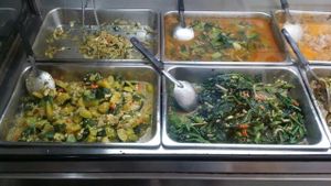 bain marie 2 at Tien Sieng Vegetarian Foods in Chiang Mai