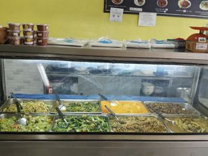 Buffet at Tien Sieng Vegetarian Foods in Chiang Mai