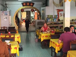 Inside at Tien Sieng Vegetarian Foods in Chiang Mai