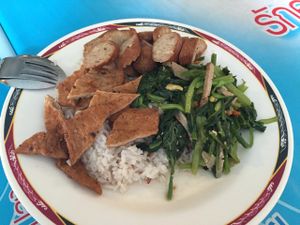 From the buffet, 55 baht at Tien Sieng Vegetarian Foods in Chiang Mai