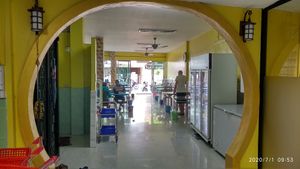 Interior at Tien Sieng Vegetarian Foods in Chiang Mai