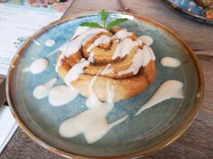 Vegan roll at Simone's Kitchen in Antwerpen