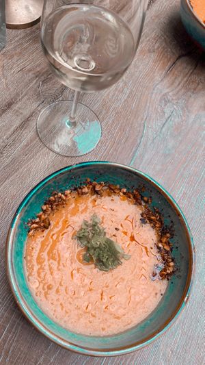 Carrot soup  at Simone's Kitchen in Antwerpen