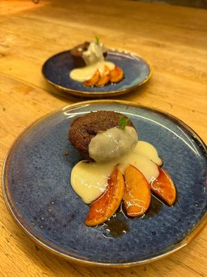 Delicious dessert 💛 at Simone's Kitchen in Antwerpen