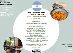 Argentinian menu at the moment at Simone's Kitchen in Antwerpen