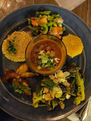 Brazilian main dish at Simone's Kitchen in Antwerpen