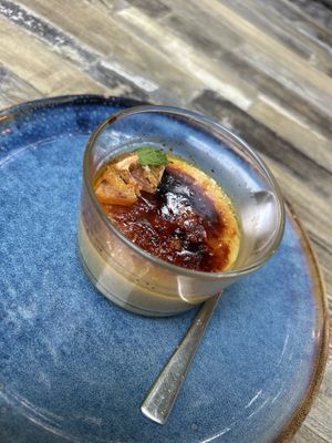 Spanish Italian Menu 44€
Vegan Crema Catala  at Simone's Kitchen in Antwerpen