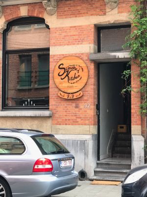 from outside at Simone's Kitchen in Antwerpen