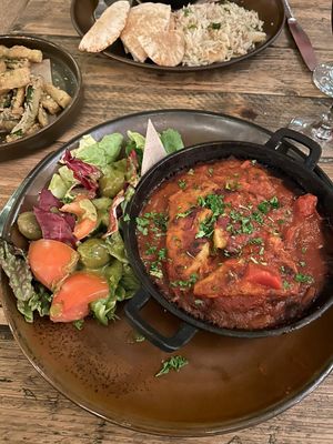 Moussaka  at Olive Tree Brasserie in Chester