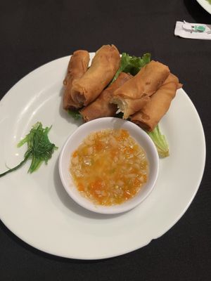 Spring rolls  at Ohana in Jaco