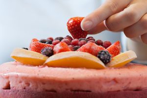 Ice cream cake at Gelateria Concordia in Milan