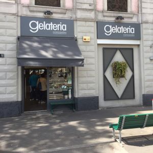 Gelaterio Concordia outside at Gelateria Concordia in Milan