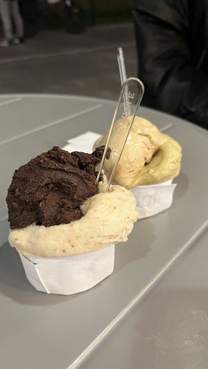   at Gelateria Concordia in Milan