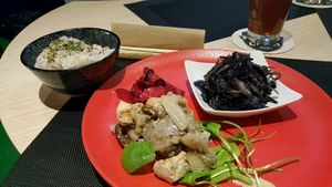 tofu with topinambur at Ramen Maneki in Bremen
