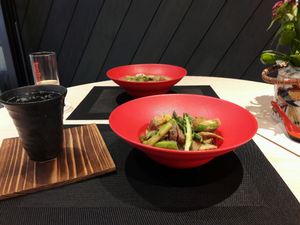 Spargel und Ramen  at Ramen Maneki in Bremen