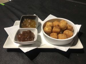 Queso frito at Platea de Almagro in Almagro