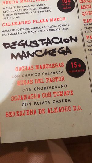 Esto fue lo que probé, muy rico todo   at Platea de Almagro in Almagro