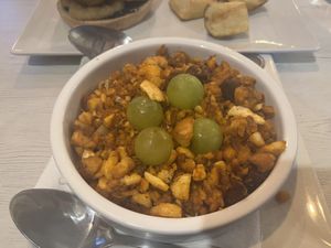 migas al pastor  at Platea de Almagro in Almagro