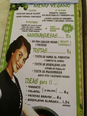 menú at Platea de Almagro in Almagro