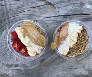 Açai bowls at JOY in Shell Beach