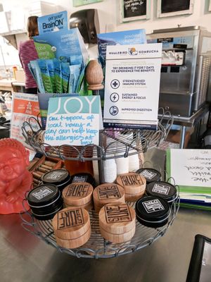 Items for sale at JOY in Shell Beach
