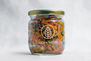 Moroccan chickpea salad at Juice by Nature in Amsterdam