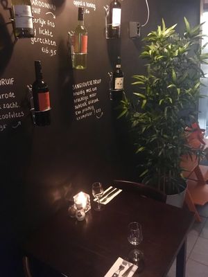 Table at Novecento restaurant at Novecento in Haarlem