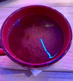 Strawberries + rheum at OM NOM NOM in Lviv