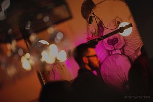 Our lovely Panda at OM NOM NOM in Lviv