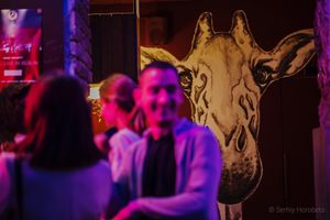 Our sweet Giraffe at OM NOM NOM in Lviv