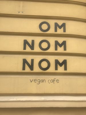 Outside  at OM NOM NOM in Lviv