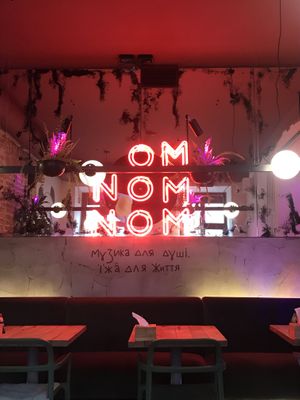 Inside  at OM NOM NOM in Lviv