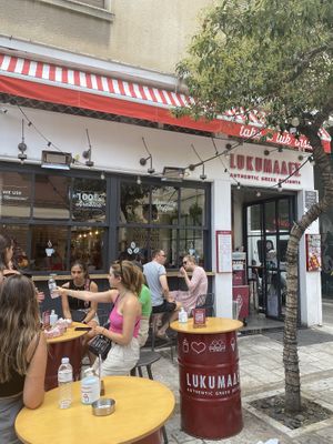   at Lukumades in Athens
