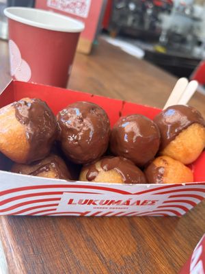 Donuts and coffee. What’s not to love ❤️   at Lukumades in Athens