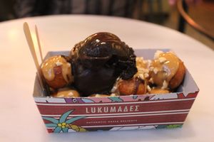 Ultimate vegan lukumades at Lukumades in Athens