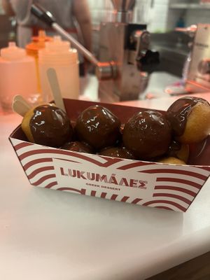   at Lukumades in Athens