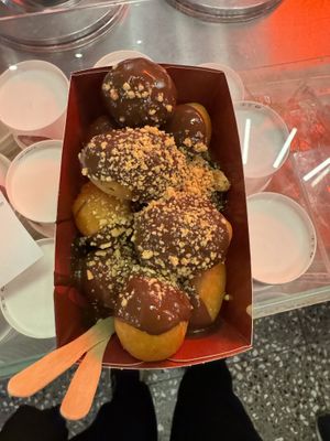   at Lukumades in Athens