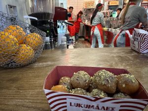   at Lukumades in Athens