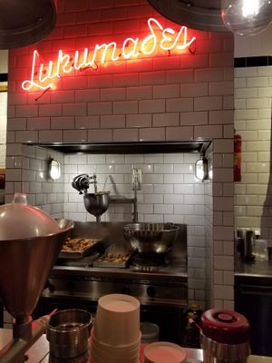 The kitchen! at Lukumades in Athens