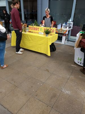 at vegan connections at Freddy & Hicks in Glasgow