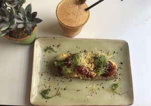 All day brunch. Yum.  at Cafe Green Bakery in Madrid