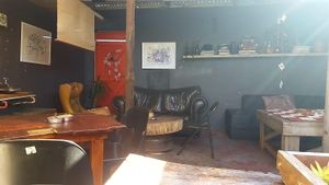 hiden cozy area behind the cafe at Ground Zero - Marley Coffee in Cape Town