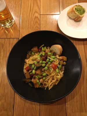 Vegan pasta of the day at Ciel in Hiroshima