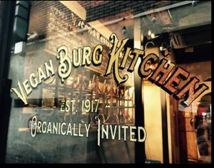 Entrance  at Vegan Burg Kitchen in Osaka