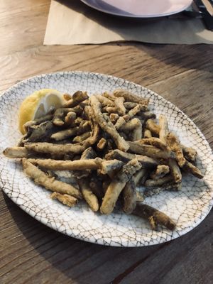 Vescadito frito  at La Casa Viva in Tavernes De La Valldigna