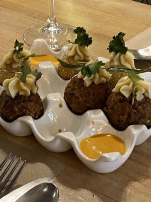 Polenta   at La Casa Viva in Tavernes De La Valldigna