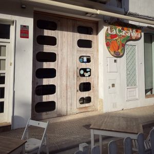 Restaurant front & terrace at La Casa Viva in Tavernes De La Valldigna