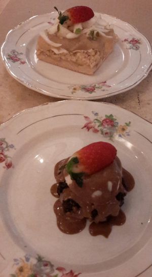 Desserts at La Casa Viva in Tavernes De La Valldigna