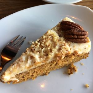 Vegan carrot cake. at Twist Cafe in Helsinki